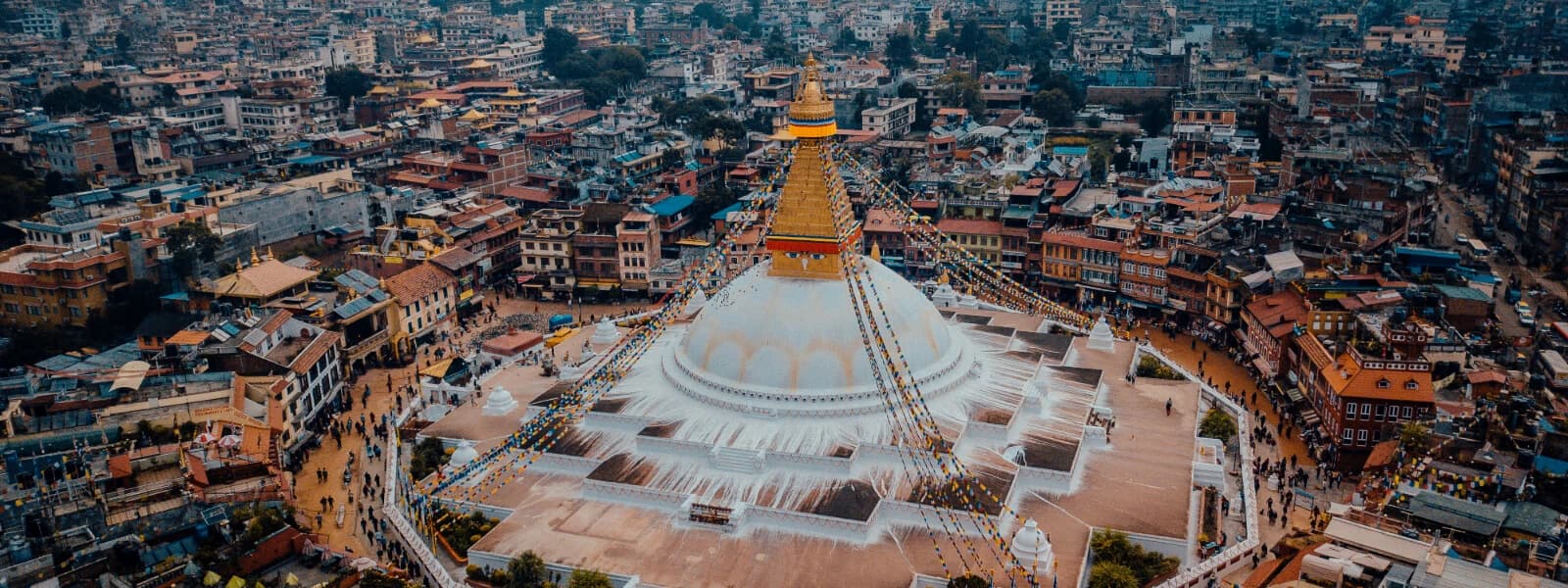 A serene journey to Boudhanath Stupa, a UNESCO World Heritage Site, showcasing Nepal's spiritual and cultural essence.