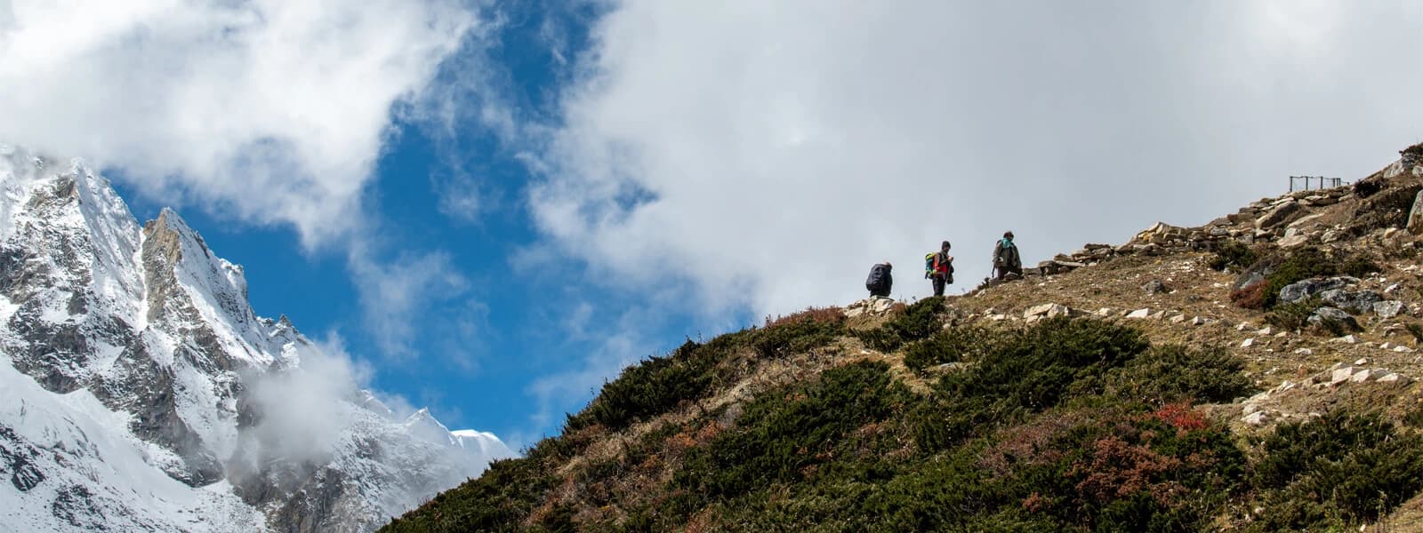 amazing landscapes when climbing across the Langtang Valley