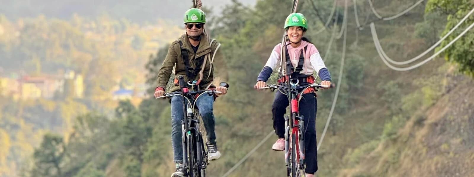 Sky Cycling in Kushma