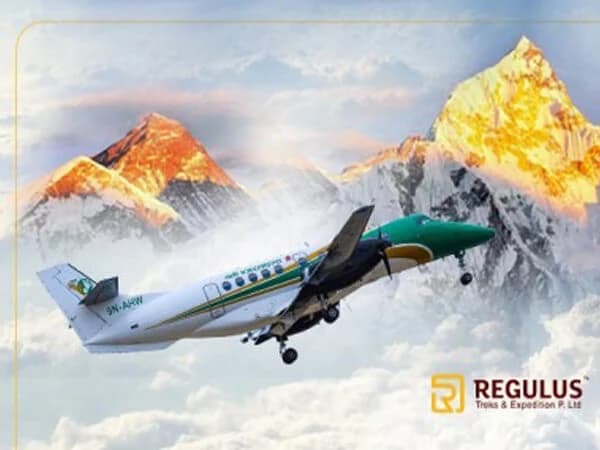 Experience the clear view of Mount Everest in the distance with our Everest Mountain Flight.